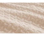 Ardor Boudoir Bondi Embossed Queen Bed Quilt Cover Set w/ 2x Pillowcases Sorbet