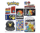 Pokemon Kids Backpack Showbag w/Wallet/Notebook/Stickers/Cap/Stationery Pack Set