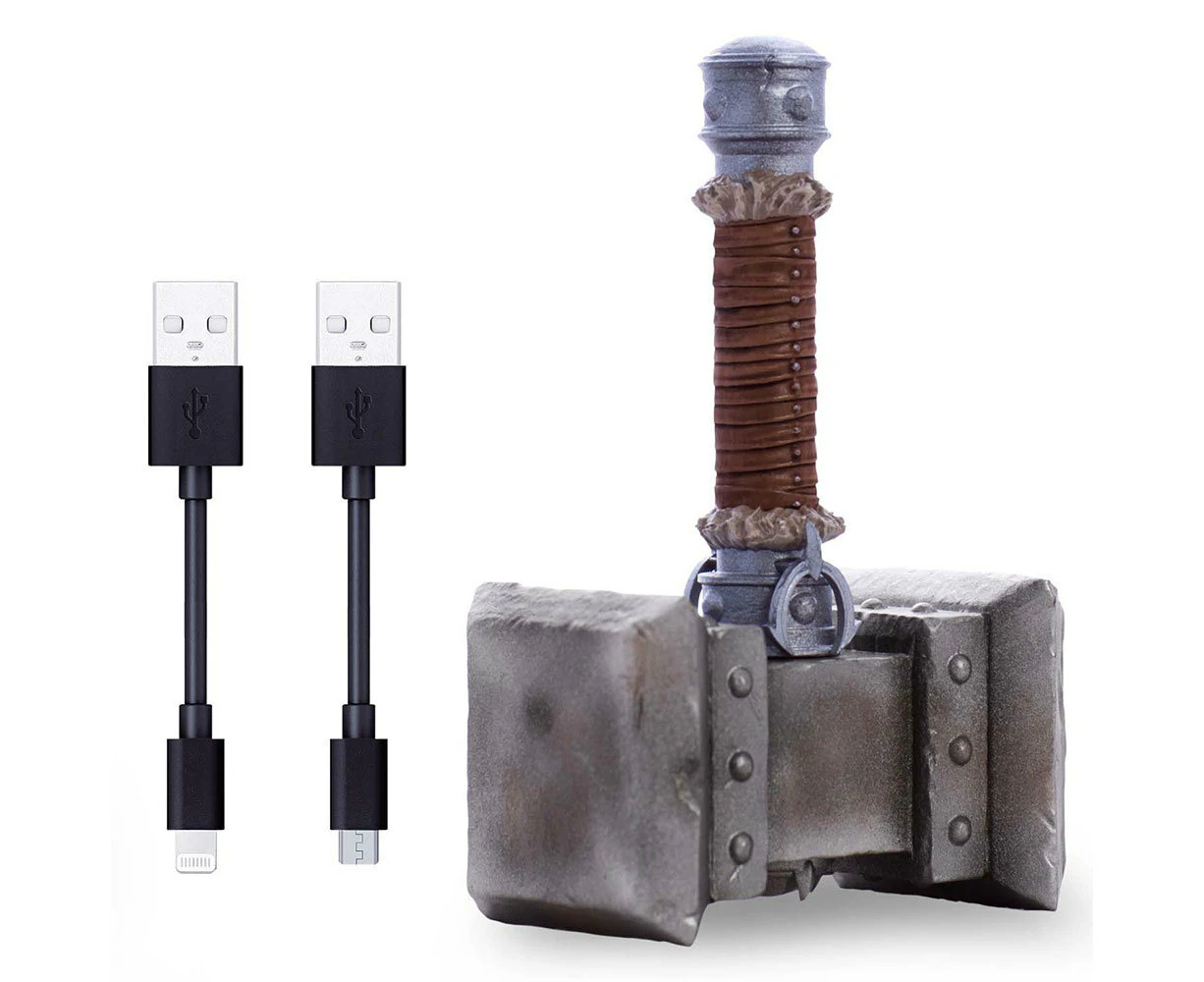 World Of Warcraft Doomhammer Charging USB-A to Lightning MFI-Certified Cable