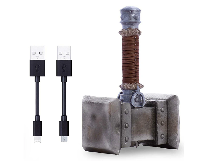 World Of Warcraft Doomhammer Charging USB-A to Lightning MFI-Certified Cable