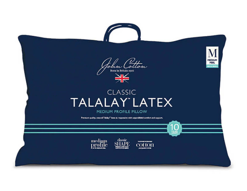 John Cotton Classic Talalay Latex Pillow