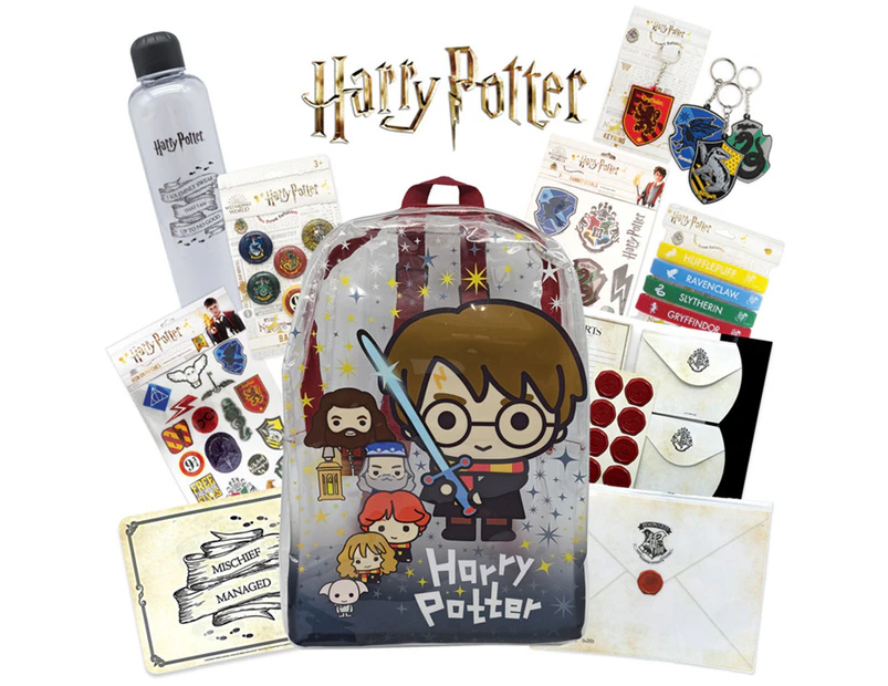 Harry Potter Fun Kids Toy Birthday Gift Backpack Craft/Art Showbag w/ Bottle 3+