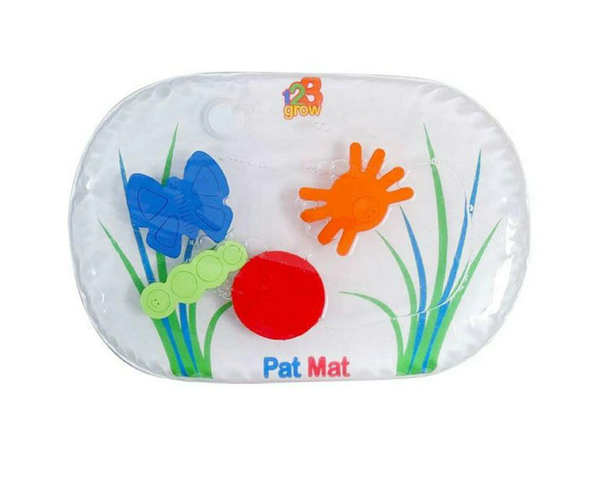 123 Grow 38x23cm Pat Mat Junior Water-Filled Fun Bugs Interactive for Baby 6m+