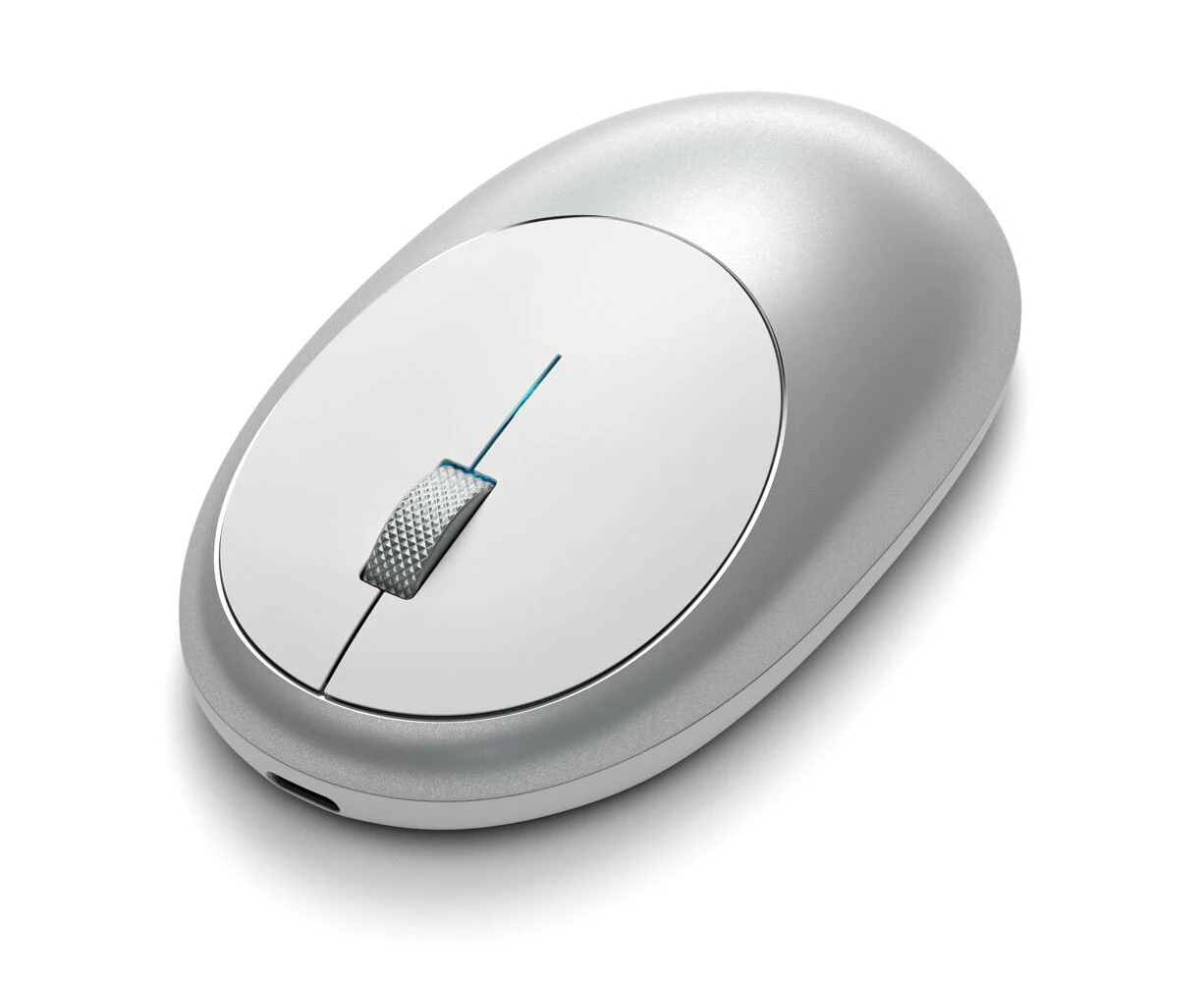 Satechi M1 Bluetooth Wireless Optical Rechargeable Mouse for PC/Laptop Silver