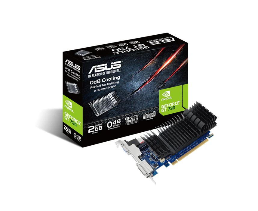 Asus GT730-SL-2GD5-BRK GeForce GT730 Graphics Card 2GB GDDR5 w/ I/O Port Bracket