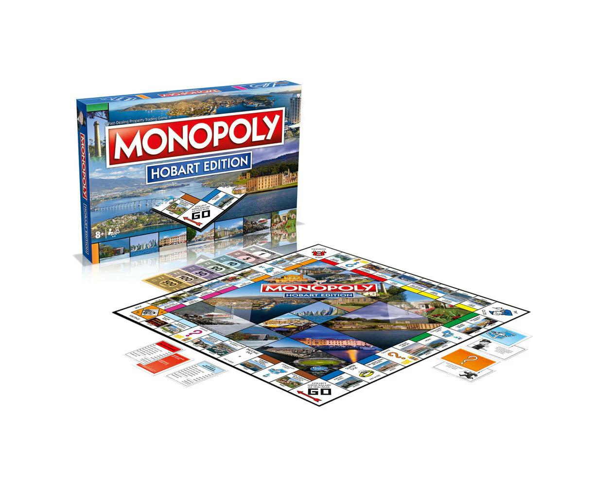 Monopoly Hobart Tasmania's Edition 8y+ Teens/Children Family/Friends Board Game