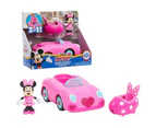Disney Junior Minnie Mouse Transforming 15cm Vehicle w/ 8cm Figure Kids Toy 3y+