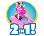 Disney Junior Minnie Mouse Transforming 15cm Vehicle w/ 8cm Figure Kids Toy 3y+