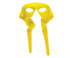 Forum Novelties Sports Party Adult Unisex Costume Hero Mask w/ Rear Tie Yellow
