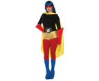 Forum Novelties Adult Unisex Halloween Party Superhero Boot Tops Costume Blue