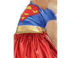 DC Comics Warner Bros Pet Dogs Supergirl Hero Dress Up Halloween Costume Size M