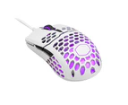 Coolermaster MM711 RGB UltraLight Pro Gaming Mouse for Laptop/Computer Matte WHT