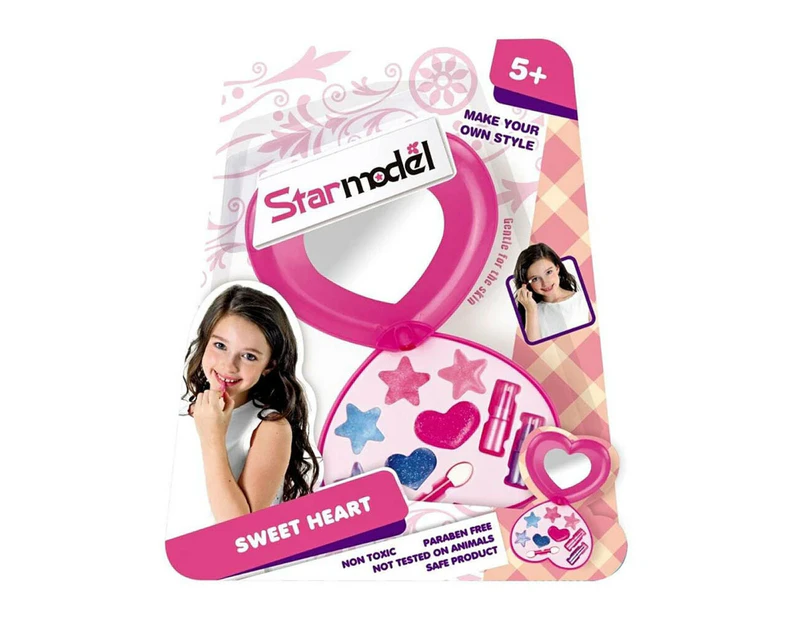 Star Model Sweet Heart Make Up Set Kids/Children Lipgloss/Makeup Kit Toy 5y+