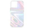 Case-Mate Soap Bubble Case Antimicrobial for Apple iPhone 13 Mini Iridescent