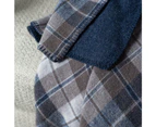 Onkaparinga Queen/King Bed Heirloom Blanket Australian Wool Home Bedding Check