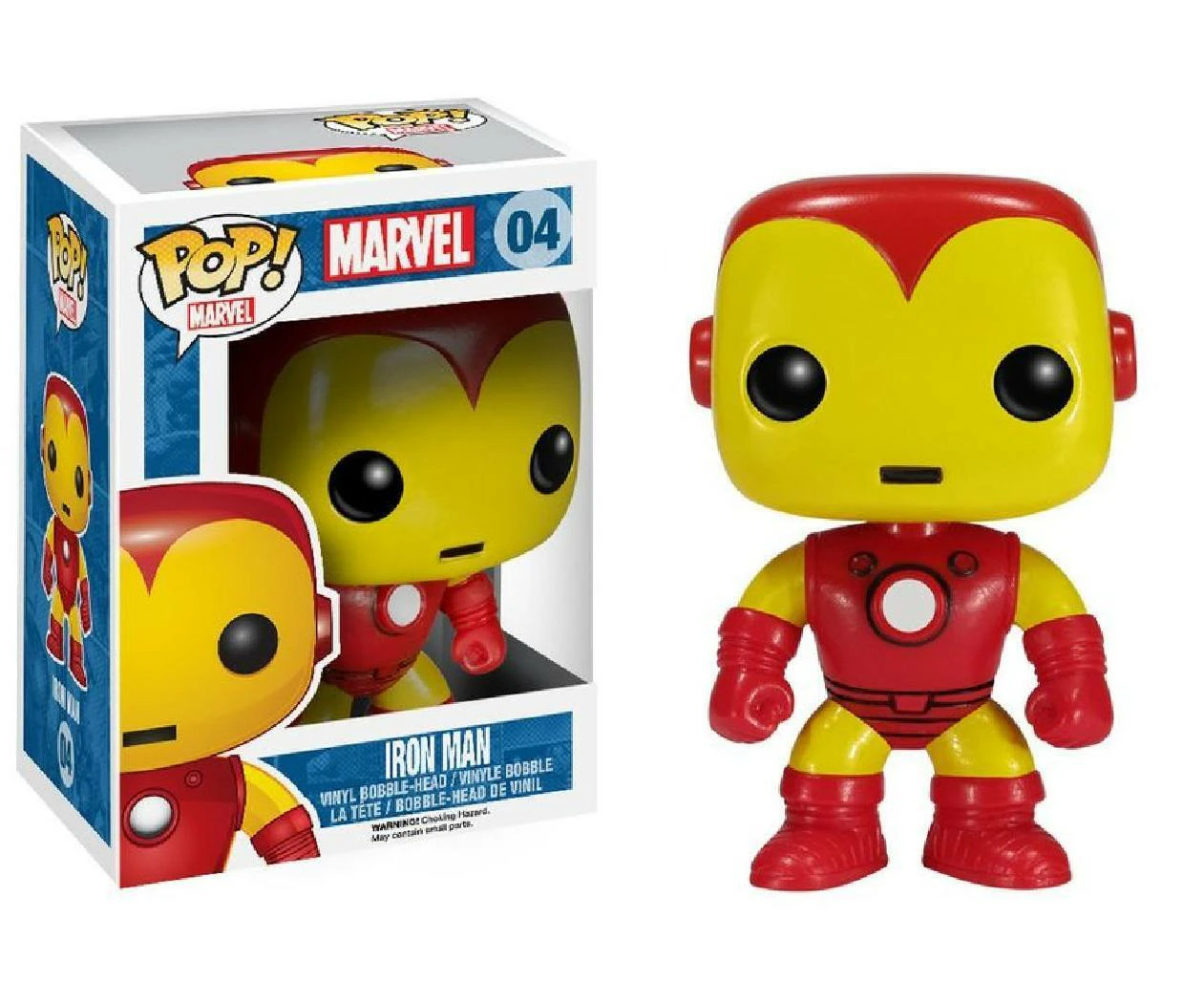 Pop! Funko 10cm Vinyl Iron Man Classic Iron Man #04 Figurine Collectable Toy 3y+