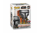 Pop! Funko Figurine Star Wars Mandalorian MandalorianFlying RS #408 Vinyl Toy