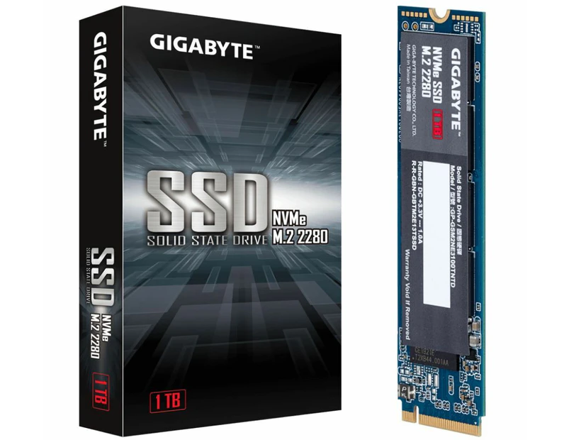Gigabyte M.2 PCIe NVMe SSD 1TB V2 Smart Solid State Drive For CPU Computer PC