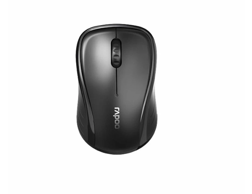 Rapoo M280 Wireless 2.4GHz Bluetooth Optical Mouse 1300DPI For PC/Laptop Black
