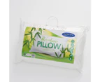 Jason Medium Feel Rectangle Bamboo Pillow Home Bedding Sleeping Cushion White