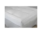 Ardor 2000GSM Single Bed Mattress Topper Standard Microfibre Home Bedding White
