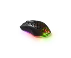 SteelSeries Aerox 3 Wireless/Bluetooth Lightweight Optical Gaming Mouse Black