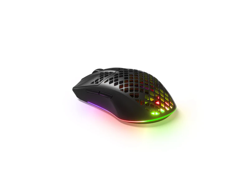 SteelSeries Aerox 3 Wireless/Bluetooth Lightweight Optical Gaming Mouse Black