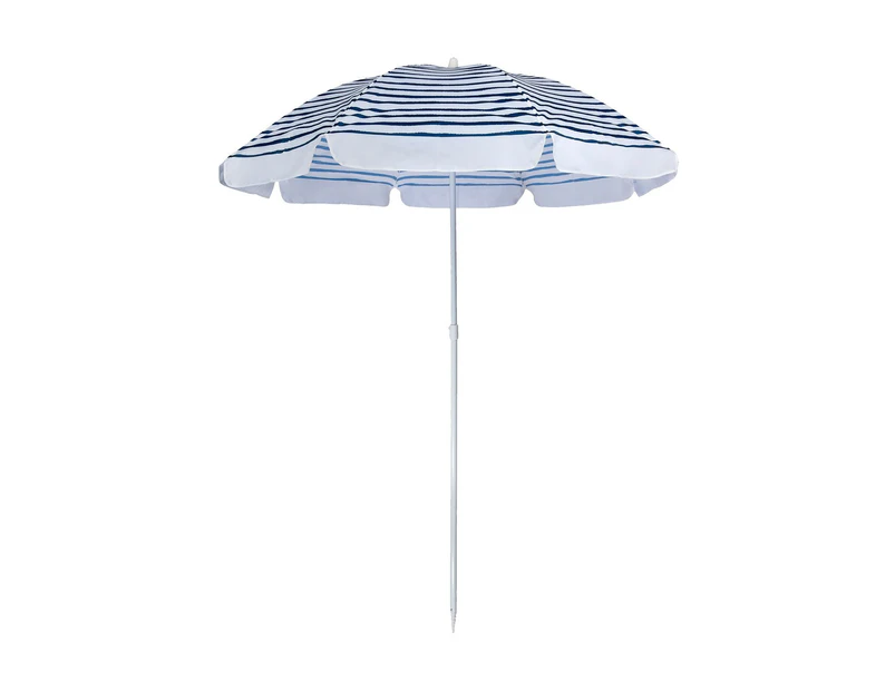 Sunnylife Eco Beach Umbrella Nouveau Bleu Indigo