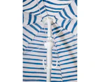 Sunnylife Eco Beach Umbrella Nouveau Bleu Indigo