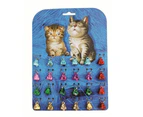 Prestige Pet Cat Bell Shaped Collar & Leash Accessories Card of 24 12mm
