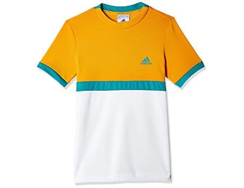 Adidas Boys Tennis Court Tee Tennis Top - White