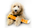 Zippy Paws Jigglerz Fox Plush Dog Squeaker Toy 53 x 12.5cm