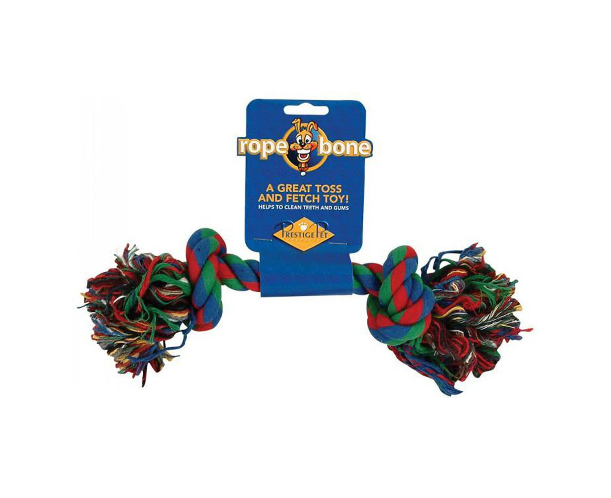 Prestige Pet Rope Bone Dog Chew Toy Medium 19mm x 16cm