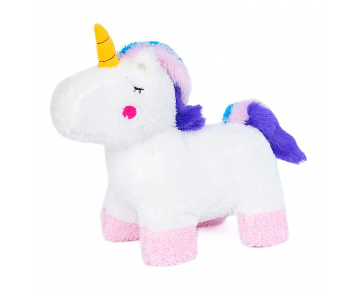 Zippy Paws Charlotte The Unicorn Plush Dog Squeaker Toy 25.5 x 23cm