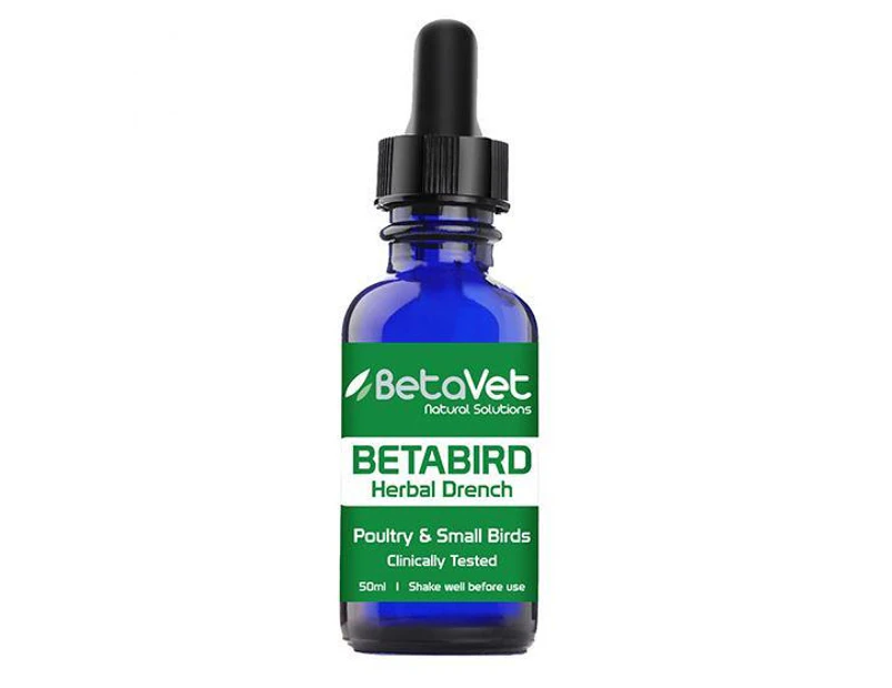 BetaVet Natural Solutions Poulty & Bird Betabird Herbal Drench 50ml