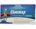 Canimax Palatable Allwormer Tablets for Small Dogs Up to 5kg 4 Pack