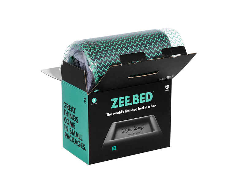 Zee Dog Zee Bed w/ Skull Logo Orthopedic Pillow Dog Bed Large