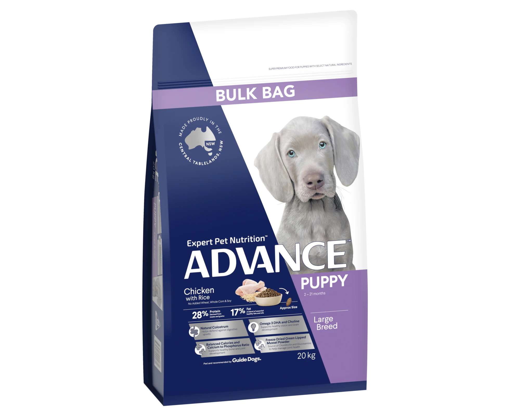 Advance Dog Puppy Large Breed Chicken Rice 20Kg