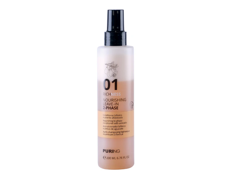 Puring 01 Richness Nourishing Leave-In 2-Phase dry and treated hair 200ml