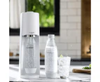 SodaStream Terra Classic Sparkling Water Maker w/60L Cylinder/1L Bottle White