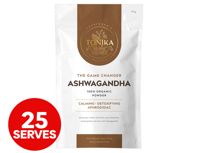 Tonika The Game Changer Ashwagandha 100% Organic Powder 90g