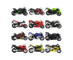 Maisto Licensed 1:18 Scale Honda Yamaha Kawasaki Suzuki ktm Bmw Ducati Triumph Diecast Motorcycle Toy Assorted