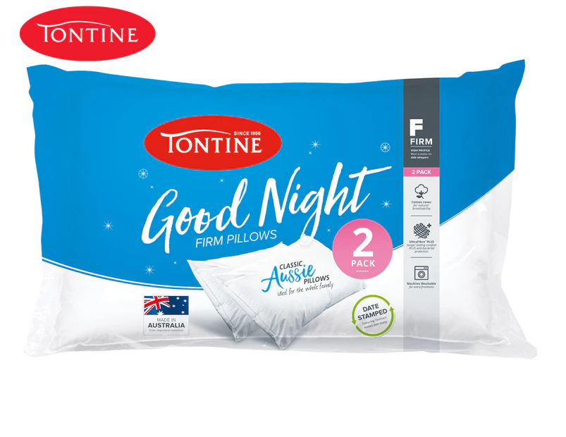 Tontine Good Night Firm Pillows 2-Pack