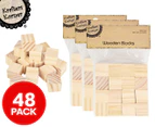 3 x Krafters Korner 2.5cm Wooden Blocks 16-Pack
