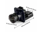 Parking Camera Shockproof High Clarity Recording Car Rear View Backup Reverse Camera EL3Z-19G490-D for F-150 2012-2014 - Black