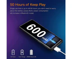 Touchscreen Mp3 Player with Speaker, Portable HiFi Sound Mp3 Music Player with Bluetooth, Voice Recorder, E-Book, Supports TF Card