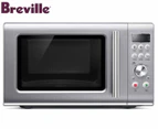 Breville 25L Compact Wave Soft Close Microwave - BMO650SIL