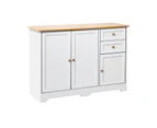 Oikiture Buffet Sideboard Cabinet Storage Cupboard Hallway Kitchen Drawers Table