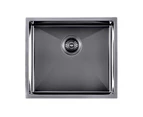 500x440x230mm Gunmetal Black Single Bowl Handmade Stainless steel Sink Laundry Kitchen Sink Top/Flush/Under Mounted