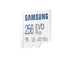 Samsung 256GB EVO Plus Micro SDXC Memory Card with Adaptor - 130MB/s
